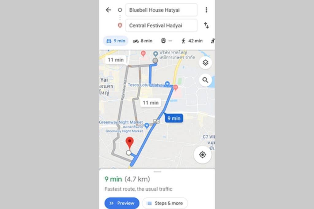 Bluebell House Hatyai - Cosy 3 Bedrooms For 10 Pax - 9 Mins Drive To Lee Grd Ban Kho Hong Esterno foto